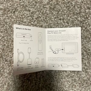 Fire stick tv LITE
